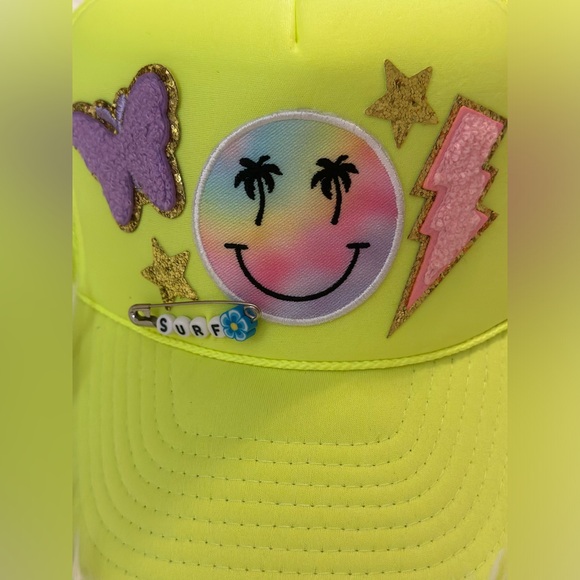 Neon Yellow Trucker Hat - Picture 2 of 3